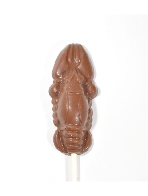 Delicious Lobster Pop - Milk from Phillips Chocolate, perfect for parties and events, available in bulk orders of 30 or more.