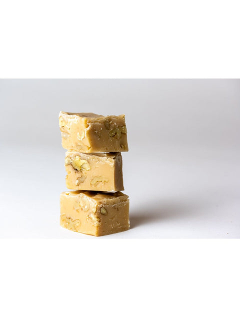 Elegant presentation of Penuchi Walnut Fudge Tray by Phillips Chocolate, perfect for gifting or indulging.