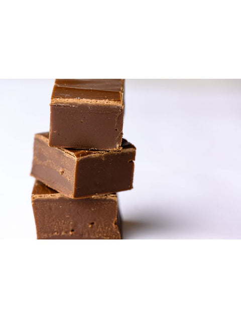 PLAIN CHOCOLATE FUDGE TRAY featuring rich and silky smooth fudge from Phillips Chocolate, perfect for gifting or personal indulgence.