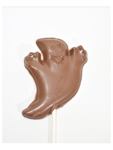 Delicious Ghost Pop - milk chocolate treat from Phillips Chocolate