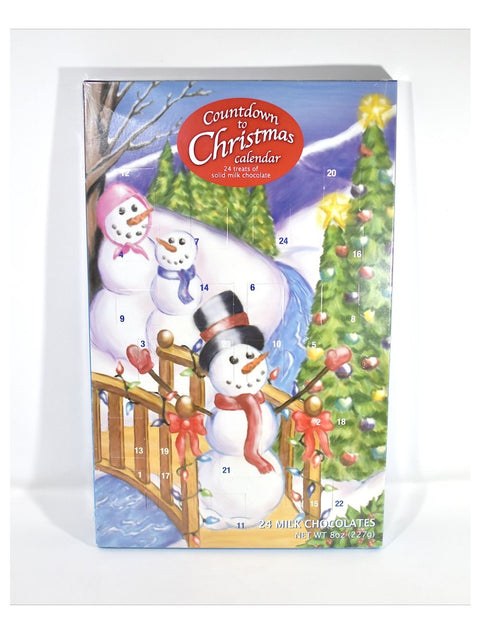 Christmas Advent Calendar by Phillips Chocolate, featuring festive designs for countdown to Christmas.