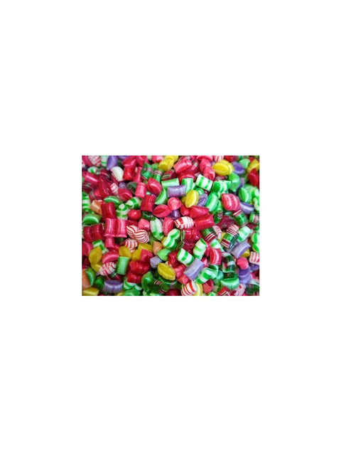 Maiden Kisses chocolate assortment featuring flavors like orange, lemon, and wintergreen in an 8 oz. bag.