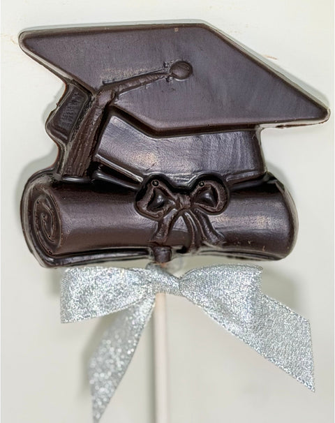 Chocolate Graduation Pops