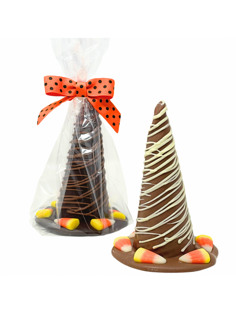 Delicious Witches Hat chocolate treat by Phillips Chocolate, perfect for Halloween.