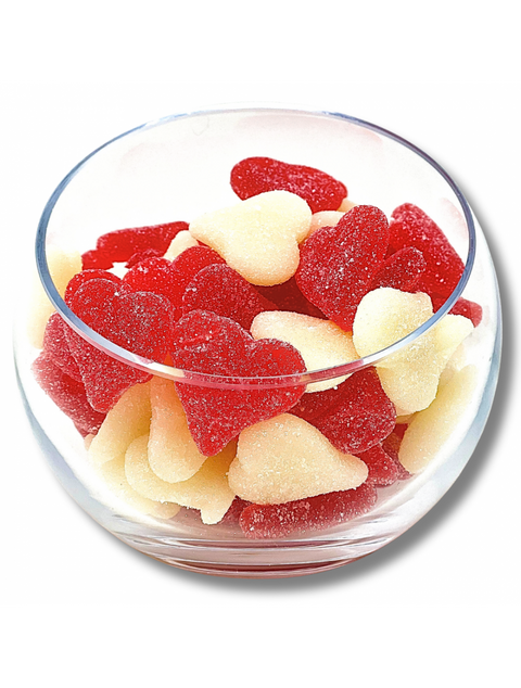 Sour Gummi Hearts by Phillips Chocolate - 8 oz. bag of sweet and tangy gummy candy for your sweetheart!