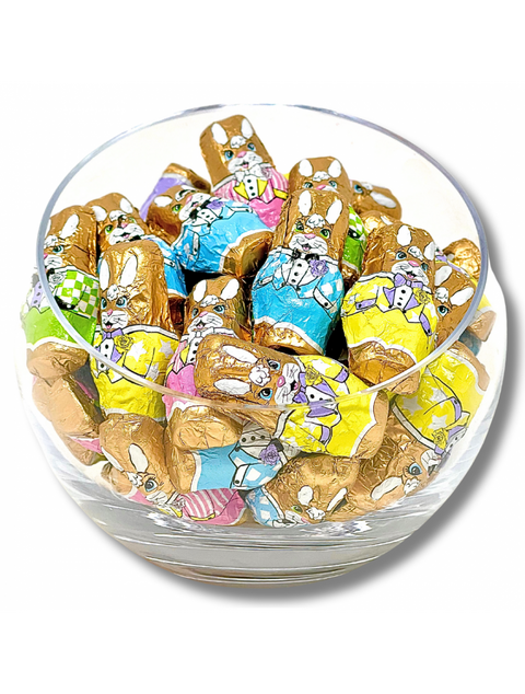 Mini Dark Chocolate Bunnies 8 oz by Phillips Chocolate, perfect for Easter treats and sweet gifts.